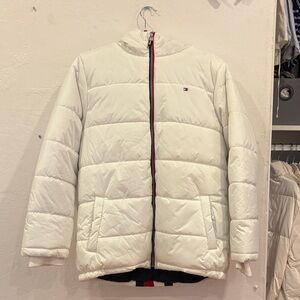 Tommy Hilfiger Ivory Quilted Jacket